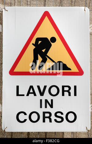 Cartello Di Avvertimento Cane Labrador - Giallo E Nero, 25 X 20 Cm, Per Esterni