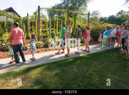 Fabbrica di birra Budweiser tour Merrimack New Hampshire NH Foto Stock