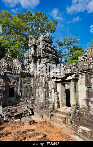 Il Banteay Kdei tempio. Parco Archeologico di Angkor, Siem Reap Provincia, in Cambogia. Foto Stock