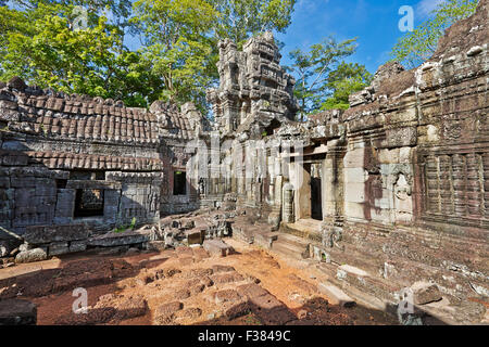 Il Banteay Kdei tempio. Parco Archeologico di Angkor, Siem Reap Provincia, in Cambogia. Foto Stock