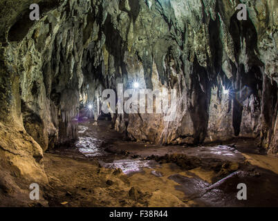 Bella grotta di Lod in Sappong Foto Stock