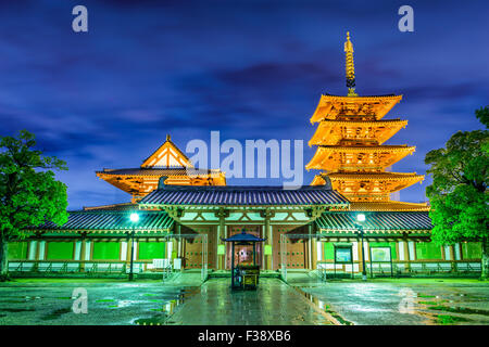 Tempio Shitennoji di Osaka in Giappone. Foto Stock