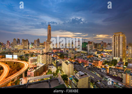 Bangkok, Thailandia, lo skyline della citta'. Foto Stock