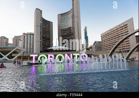 Toronto city hall Foto Stock