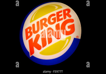 Markenname: 'Burger King', Berlino. Foto Stock