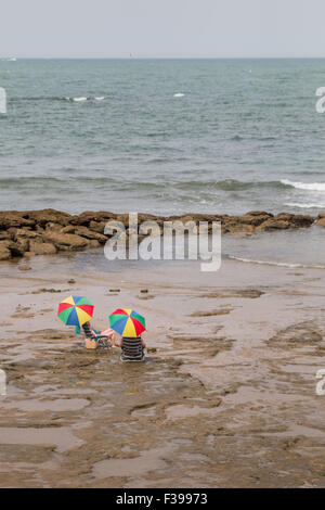 La spiaggia Foto Stock