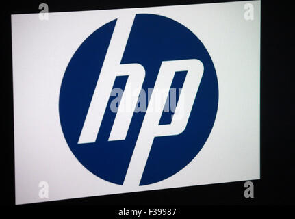 Markenname: 'HP Hewlett Packard', Berlino. Foto Stock