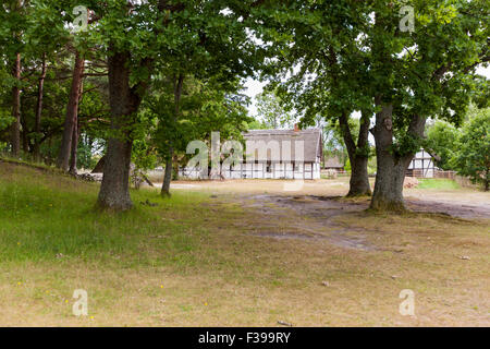 Museo del villaggio Slovinan in Kluki, Polonia Foto Stock