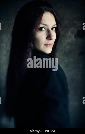 Giovane donna adulta ritratto Foto Stock