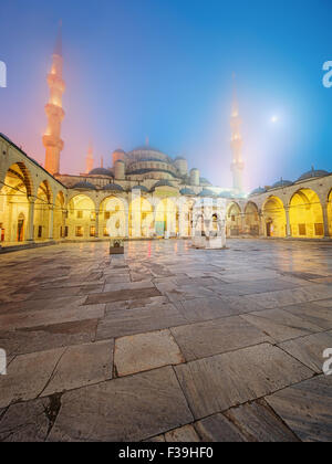 La Moschea di Suleymaniye o la moschea blu ad Istanbul in Turchia Foto Stock