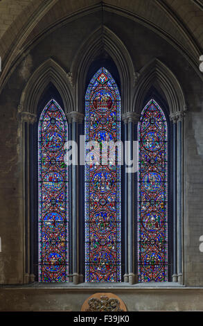 La Cattedrale di St Patrick finestra occidentale Foto Stock