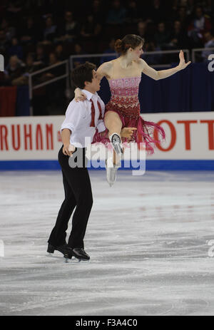 Quattro continenti figura Skating Championships, Vancouver, British Columbia, Canada - 5 febbraio 2009 - danza originale Foto Stock