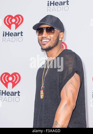 Il cantante Trey Songz assiste il 2015 iHeartRadio Music Festival al MGM Grand Garden Arena il 19 settembre 2015 a Las Vegas Foto Stock