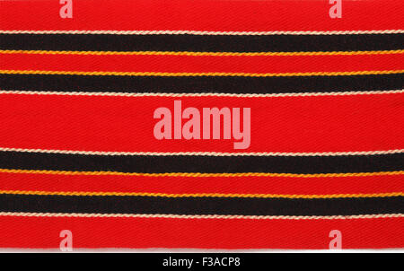 Sfondo da un tessuto a righe Foto Stock