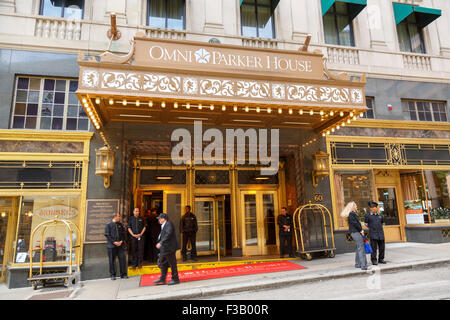 Omni Parker House Hotel Boston Massachusetts, STATI UNITI D'AMERICA Foto Stock