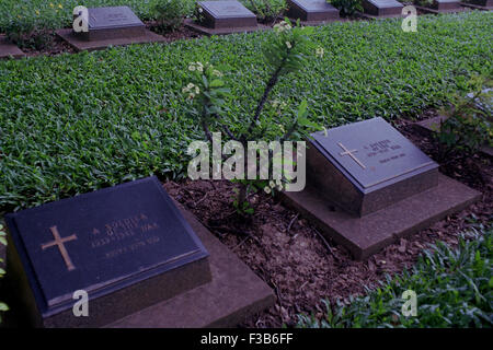 Soldati sconosciuto grave Kanchanaburi Thailandia brian mcguire Foto Stock