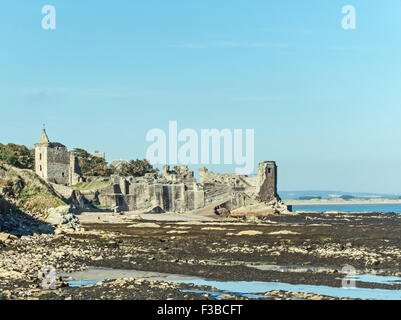 Il St. Andrews rovina visto dal porto in St Andrews Fife Scozia Scotland Foto Stock