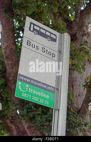 Rural fermata nel villaggio di Northumberland, Inghilterra Foto Stock