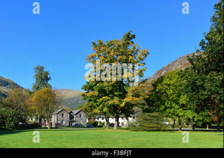 Glenridding in autunno, Parco Nazionale del Distretto dei Laghi, Cumbria, England, Regno Unito, Europa. Foto Stock