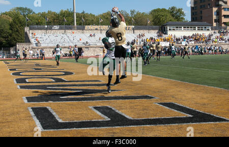 Emporia, Kansas 9-26-2015 Emporia State University del gioco del calcio. Foto Stock