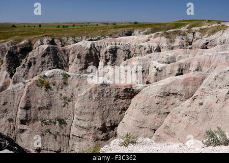 Parco nazionale Badlands, Dakota del Sud, STATI UNITI D'AMERICA Foto Stock