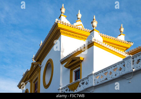 Spagna, Andalusia, Siviglia, dettaglio di entrata alla Plaza de Toros (Arena) Foto Stock