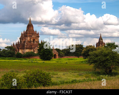 Pagoda Pyathada, Bagan, Myanmar Foto Stock