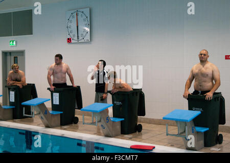 Newcastle, Regno Unito. 05 ott 2015. Scozia sessione di allenamento, Coppa del Mondo di Rugby 2015, Royal Grammar School, Newcastle, 5 ottobre 2015 Credit: Colin Edwards/Alamy Live News Foto Stock