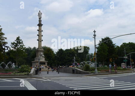 Christopher Columbus a Columbus Circle Foto Stock