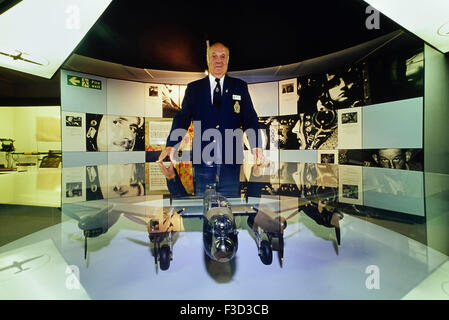 Battle of Britain Memorial Flight Centre a Coningsby. Lincolnshire. In Inghilterra. Regno Unito Foto Stock