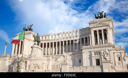Famoso 'Altare della Patria" in Roma, Italia Foto Stock