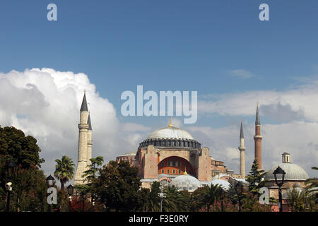Il famoso Hagia Sophia a Istanbul. Foto Stock