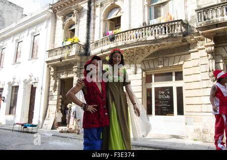 Sull'isola di Cuba Foto Stock