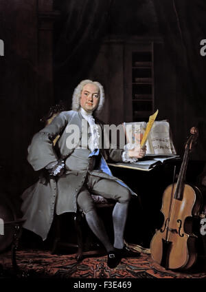 Ritratto di un membro della famiglia Van der Mersch 1736 Cornelis Troost 1696 - 1750 Paesi Bassi Paesi Bassi Foto Stock