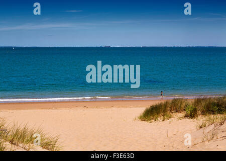 Saint Georges d'Oleron Saumonards spiaggia Isola d'Oléron Poitou - Charentes Charente Maritime Francia Europa Foto Stock