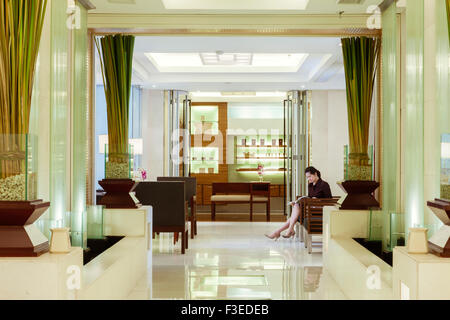 Devarana Spa nell'hotel Dusit Manila, Manila, Filippine, Asia Foto Stock