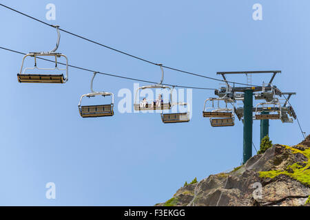 Impianti di risalita nel Principato di Andorra Foto Stock