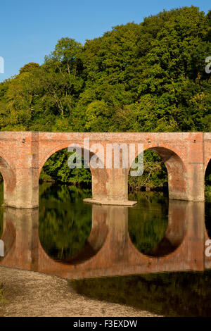 Ponte sul fiume Wye, Bredwardine, Herefordshire Foto Stock
