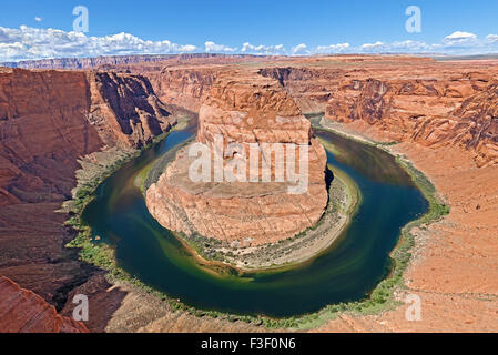 Curva a ferro di cavallo, del Fiume Colorado in Arizona, Stati Uniti. Foto Stock