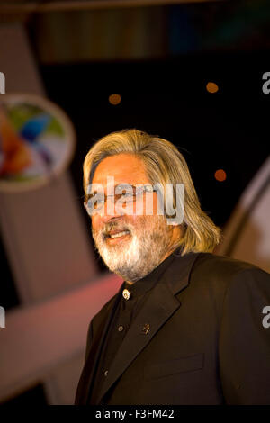 Il DR. Vijay Mallya Presidente Regno birrifici n. MR Foto Stock