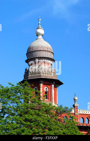 Alta Corte di Parry's Corner; Broadway; Chennai ; Tamil Nadu ; India Foto Stock