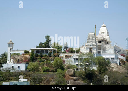 Birla Mandir ; Hindu Temple ; Naubath Pahad ; Khairtabad ; Hyderabad ; Telangana ; India ; Asia Foto Stock