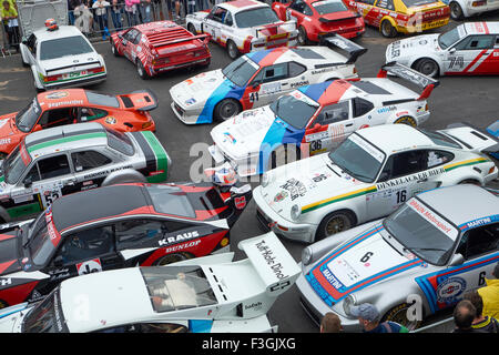 Motore tedesco Racing Championship,1972-1981, parc ferme, AvD Oldtimer-Grand-Prix 2015 Nürburgring; Germania Foto Stock