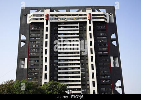 Great Eastern appartamenti reali a J. B. Behram Marg chiamato come strada Bellasis ; Bombay ora Mumbai ; Maharashtra ; India Foto Stock