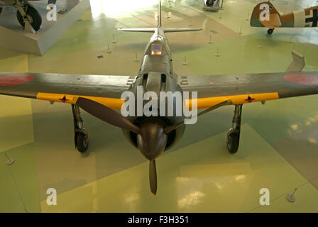 Aereo da caccia nella Royal Air Force Museum ; London ; Regno Unito Regno Unito Inghilterra Foto Stock