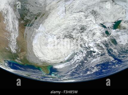 Uragano sandy NASA Earth Observatory Foto Stock