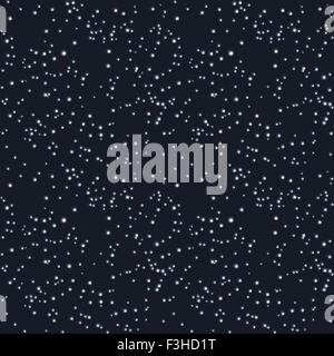 Molte stelle sul cielo notturno modello senza giunture Illustrazione Vettoriale