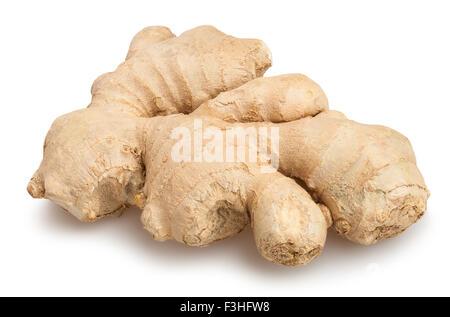 zenzero isolato Foto Stock