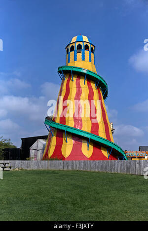 1900's Vintage Fairground slide Black Country Living Museum Dudley West Midlands Inghilterra fiera d'epoca Regno Unito Foto Stock