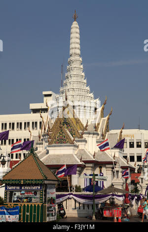 Thailandia, Bangkok, Lak Meuang, città pilastro, santuario, Foto Stock